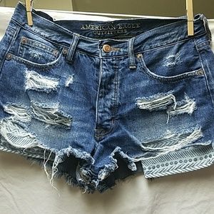 American Eagle Vintage  Hi-Rise Festival shortie